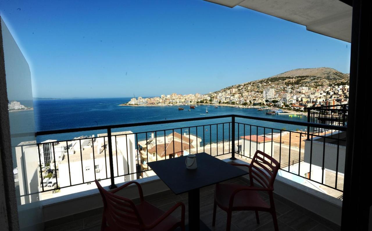 Afrodite Suites Sarande Bagian luar foto