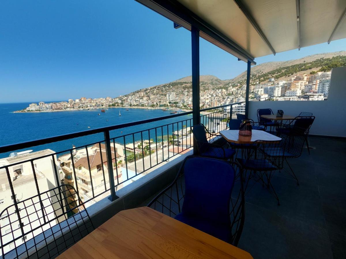 Afrodite Suites Sarande Bagian luar foto