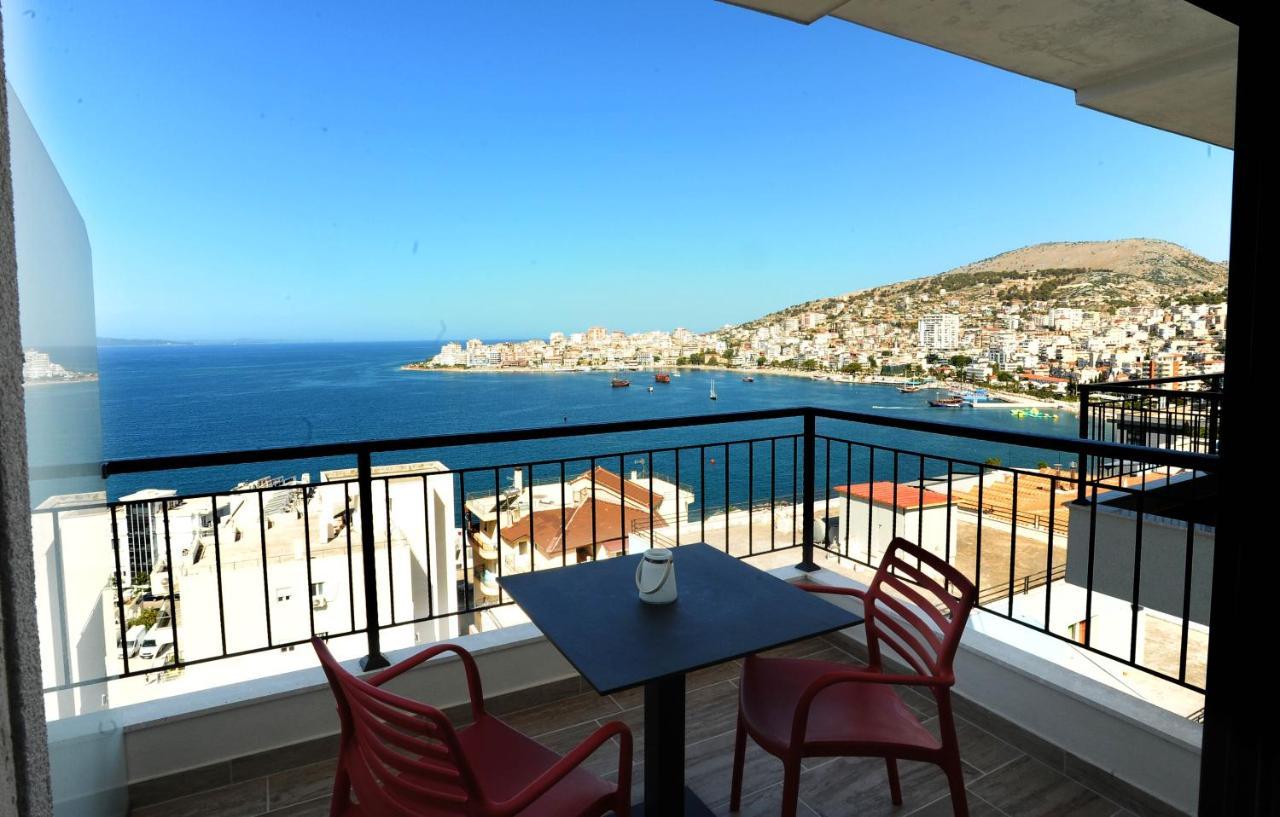 Afrodite Suites Sarande Bagian luar foto