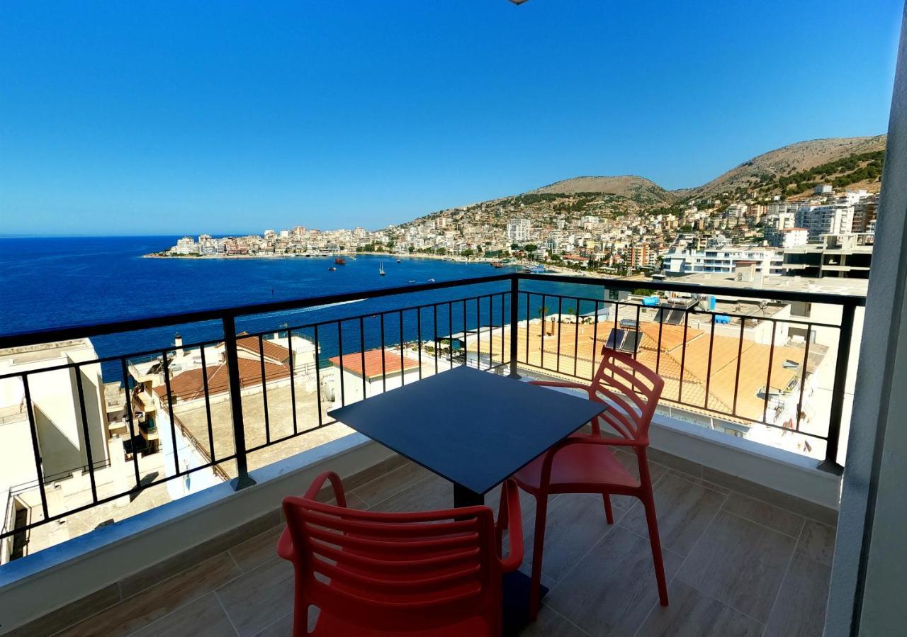 Afrodite Suites Sarande Bagian luar foto