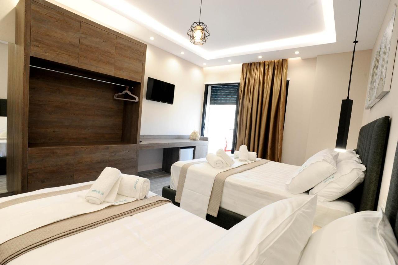 Afrodite Suites Sarande Bagian luar foto