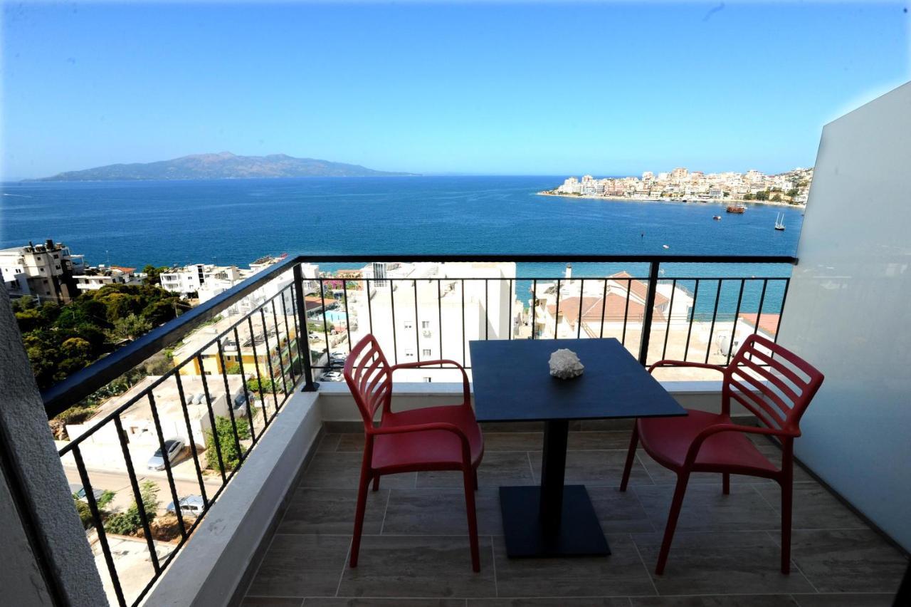 Afrodite Suites Sarande Bagian luar foto