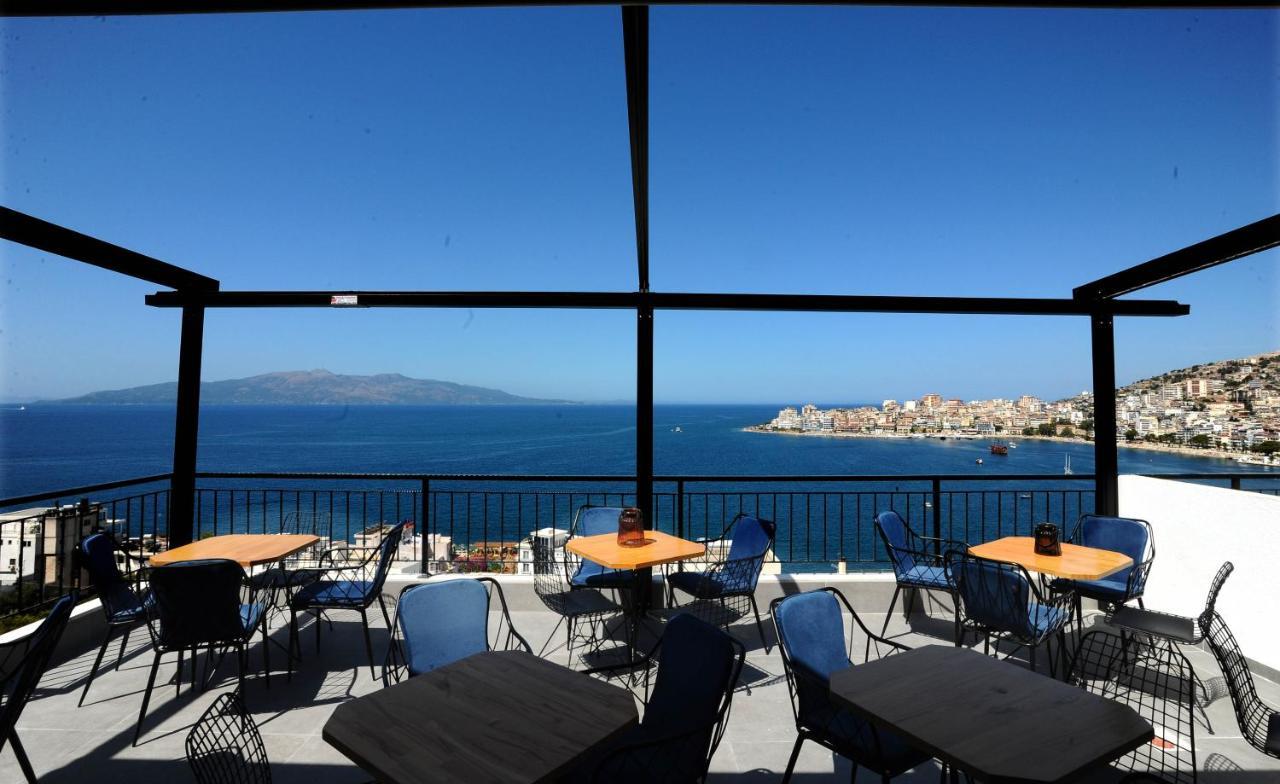 Afrodite Suites Sarande Bagian luar foto